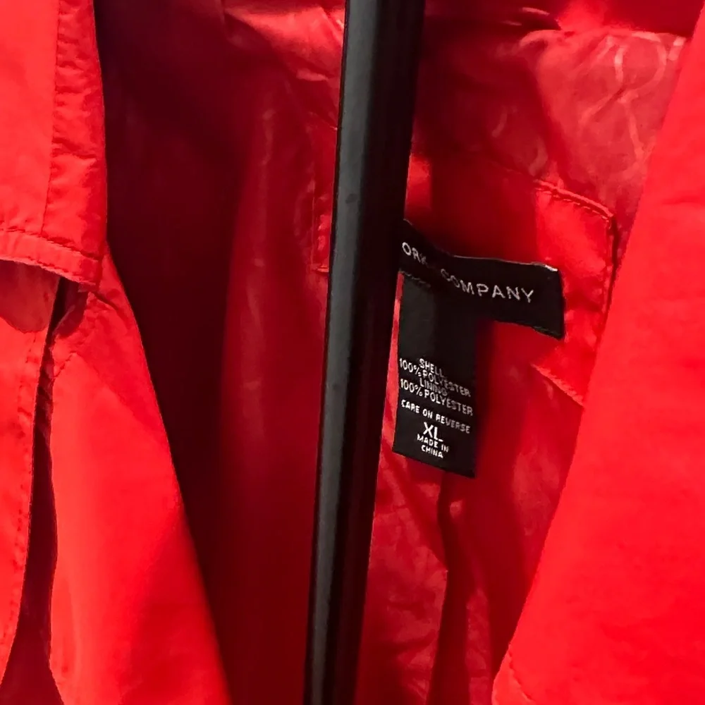 New York & Company Short Red Trench Coat - Picture 2 of 14